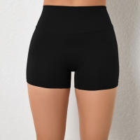Pantalones cortos deportivos con realce para mujer, ropa deportiva de Yoga para gimnasio, color marrón, rojo, blanco y azul marino, 2024 - details 36
