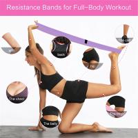 Banderas de Resistencia para Entrenamiento en Yoga y Pilates Longitud de 200cm Elástico - details 0