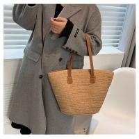 Bolso de Paja Grande Capacidad Estilo Nuevo para 2025 Bolso de Playa Tejido para Mujer - details 9
