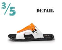 Men's Sandals Trendy Color Block Outdoor Slides Lightweight Color Block Non Slip Slippers For Indoor Outdoor Shower Bathroom - details 2