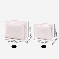 Bolsa de almacenamiento de ropa divisora, cubo de embalaje de ropa plegable de gran capacidad con cremallera, bolsa de equipaje de viaje impermeable - details 0