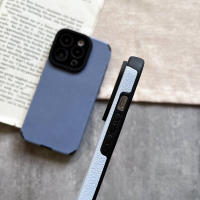 Funda de teléfono de cuero artificial para iphone, color sólido, 12/13/14/15 Pro Max, disponible en una variedad de colores - details 3
