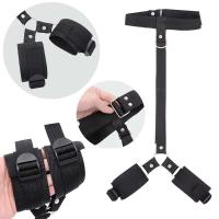 Juego de Fetiche BDSM Ajustable Kit de Ataduras de Cuello a Muñeca para Parejas - details 1