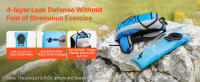SucceBuy Mochila de hidratación, Mochila de hidratación aislada de 15 L con vejiga de agua de TPU de 3 L, Mochila de Agua para Senderismo con Almacenamiento - details 2