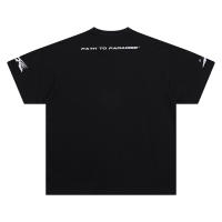 Nueva colección de verano con logotipo impreso frontal, camiseta deportiva de algodón puro con cuello redondo para hombre, camisa informal de estilo básico para pareja - details 11