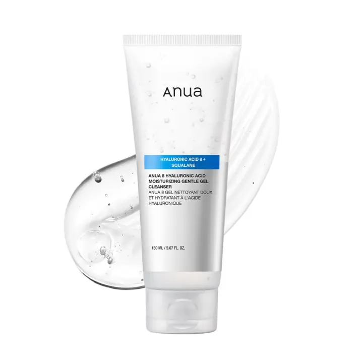ANUA Gel Hidratante Suave Ácido Hialurónico, Sculan, Ceramida, Limpiador Sterlin, Equilibrio de pH - 1
