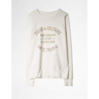 Sudadera bordada de algodón rosa con letras clásicas ZV de nicho francés para mujer, suéter bordado, principios de otoño - details 28