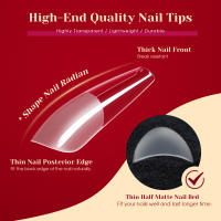 NAILWIND-Juego de manicura para extensión de uñas, herramienta de Arte de uñas postizas a presión, pegamento para uñas de cubierta semicompleta, puntas acrílicas - details 40