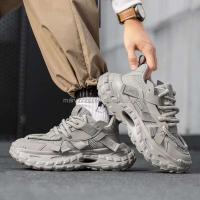 Zapatos deportivos de moda con suela gruesa, informales, transpirables, de malla, para correr, con logotipo de Dropshipping - details 4