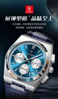 Nuevo reloj de cuarzo ultrafino con correa multifuncional para hombre de la marca suiza - details 1