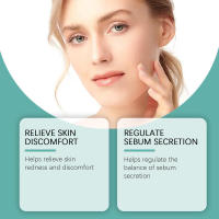 Vaso de té con hojas de mil capas para Base de maquillaje calmante e hidratante P Equilibrio de aceite de agua Facial suave - details 5