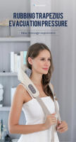 Masajeador eléctrico para cuello y espalda, almohada de masaje inalámbrica para cuello y hombros, chal relajante para músculos de la espalda y cervicales - details 0