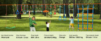 SucceBuy Ninja Warrior Obstacle Course para niños, Slacklines resistentes a la intemperie, juego al aire libre con obstáculos, equipo de entrenamiento ideal para el patio trasero para diversión y fitness - details 7