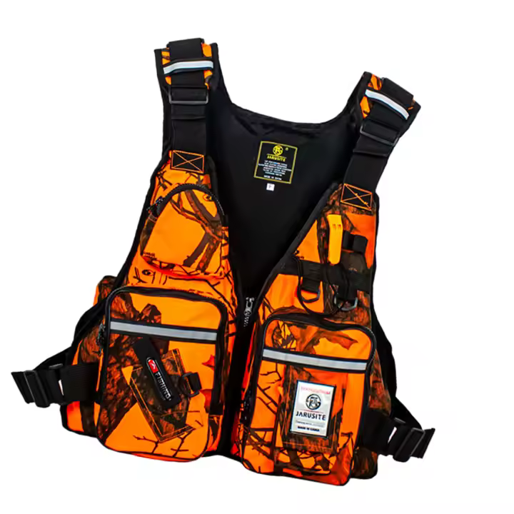 Chaleco de Flotación para Pesca Gran Tamaño, Bolsillos, Flotabilidad EPE Espuma, Ideal para Kayak, Natación, Navegación - 1