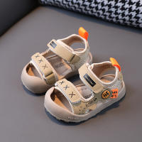 Sandalias anti-retroceso Baotou, zapatos de playa antideslizantes de suela blanda para niños marea - details 16