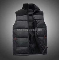 Chaqueta de invierno gruesa sin mangas con diseño de burbujas, chaleco corto de concha suave marrón para hombre de talla grande - details 7