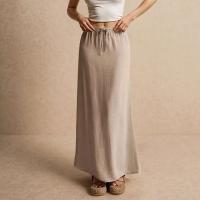 Vacaciones Verano Maxi Cordón Cintura baja A e Faldas casuales Falda larga ajustada Playa Ropa de mujer - details 28