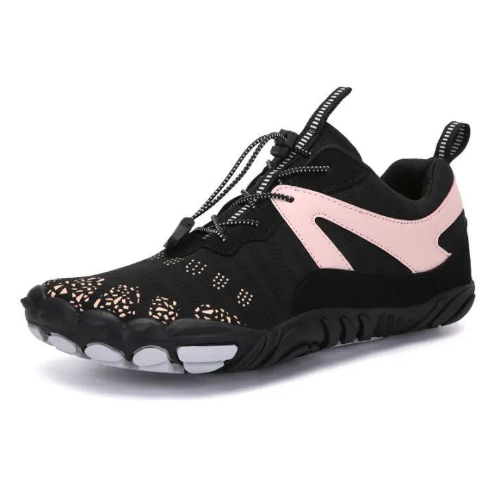 Zapatos descalzos con punta ancha para hombre y mujer, calzado de cobre para correr a campo traviesa - 1
