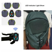Mochila de Luz LED Unisex Cargable por USB Moda Deportiva al Aire Libre - details 1