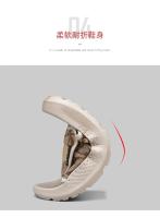 Zapatillas para hombre, zapatos informales de verano para la playa al aire libre, sandalias para caminar, cómodas, ligeras, de lujo, de diseñador, de cuero, a la moda - details 8