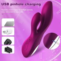 Potente consolador vibrador para mujer, vibrador de conejo con punto G, potente consolador, vibrador de conejo con punto G, estimulador de clítoris y pezón, masajeador vaginal, juguetes sexuales para adultos para mujer - details 3
