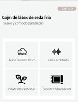 Almohada de lectura triangular para adultos, cojín de látex con cuña grande, decoración de cama, sofá cojines para cama, almohada - details 1