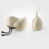 Almohada de viaje ergonómica en forma de U, soporte para la cabeza de rebote lento, almohada para siesta de oficina con bolsa de almacenamiento, cómoda almohada para coche - details 12
