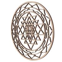 Juego de Arte de pared de Geometría Sagrada, arte de pared de madera, escultura, decoraciones de pared para decoración del hogar, 3 piezas por juego - details 12