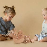 Juguetes de madera Montessori para bebés, bloque de equilibrio estilo luna estrella, juegos de mesa educativos para niños - details 15