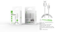 Cable de datos USB a Lightning de 15W para IPX12 13 14 3A Cable de carga rápida Cable de datos para teléfono móvil Cables de carga trenzados de poliéster de 16 hilos Cable 1M 2M 3M - details 1