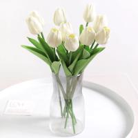 Ramos de Tulipanes Artificiales 5/10Pcs Flores Falsas para Decoración de Jardín y Boda al Aire Libre - details 1