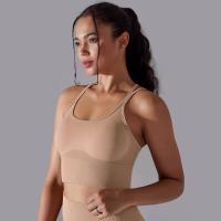 Sujetador de yoga sin costuras para mujer, sujetador deportivo cruzado de alto impacto, a prueba de golpes, top corto, transpirable, antisudor - details 27