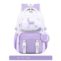 Nueva mochila portátil de gran capacidad para estudiantes de secundaria, moderna y sencilla, billetera desmontable - details 7