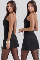 Vestido de Verano 2025 para Mujer Diseño de Nudo de Mariposa en Color Sólido, Falda Corta con Tirantes Estilo - details 7