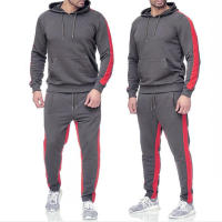 Pantalones de sandalia con capucha de crochet, sudadera deportiva informal, estilo de pareja, otoño e invierno, 2 piezas - details 6