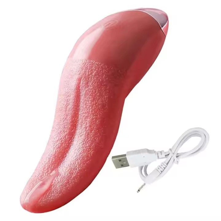 Vibrador de lengua con calefacción, masturbador femenino, pezón estimulador de clítoris, masajeador para lamer, juguete sexual erótico para mujer - 1