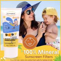 Protector solar refrescante para niños, Protector solar sin aceite, loción no irritante para exteriores, crema antioxidante, resistencia suave Bod G6N4 - details 2