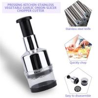 Dicer Manual práctico para el hogar, prensa Manual, cortador de ajo, fruta, procesador de alimentos vegetales, picadora de cebolla - details 2