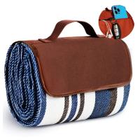 Manta de picnic impermeable extra grande, manta de playa de viaje de 3 capas con esterilla, esterilla de camping al aire libre - details 0
