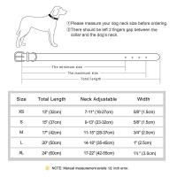 Placa de identificación de cuero personalizada, collares para perros, collar suave y estable, grabado gratuito para perros pequeños, medianos y grandes - details 1