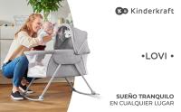 Cuna bebé con colchón 3 en 1, Cuna mecedora, Cuna de viaje,