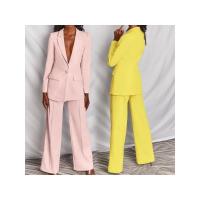 Conjunto de traje profesional para mujer, tela saludable de Color sólido, conjunto de dos piezas, primavera y otoño, superventas - details 0
