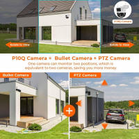 Cámara de Seguridad Solar Inalámbrica, Visión 360°, Detección de Movimiento AI, Visión Nocturna 2K para Seguridad del Hogar al Aire Libre - details 5