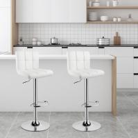 Taburete de Bar Moderno Diseño de Counter de Cocina de Pub con Asiento Ajustable y Giratorio - details 4