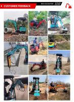 El precio de la nueva miniexcavadora es de 1000 kilogramos y una tonelada de excavadora. - details 5