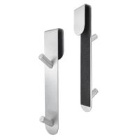 Gancho trasero para puerta de ducha de acero inoxidable, resistente al óxido, sin perforaciones, toallero para puerta de vidrio, colgador de albornoz antideslizante Simple - details 16