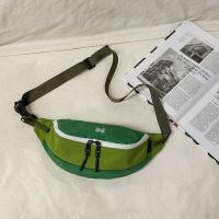 Bolso de pecho deportivo de gran capacidad para hombre, bandolera de nailon con contraste de Color, bolso de dumplings, impermeable, de estilo coreano, para exteriores - details 9