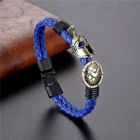Nuevo cuero vintage lujoso hecho a mano de Guerrero Sparta, pulseras de mujer, joyas, regalos exquisitos, pulseras de hombre - details 32