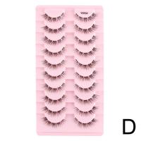 Pestañas False Transparentes 10 Pares Simulación Natural Ideal para Principiantes de Maquillaje - details 6