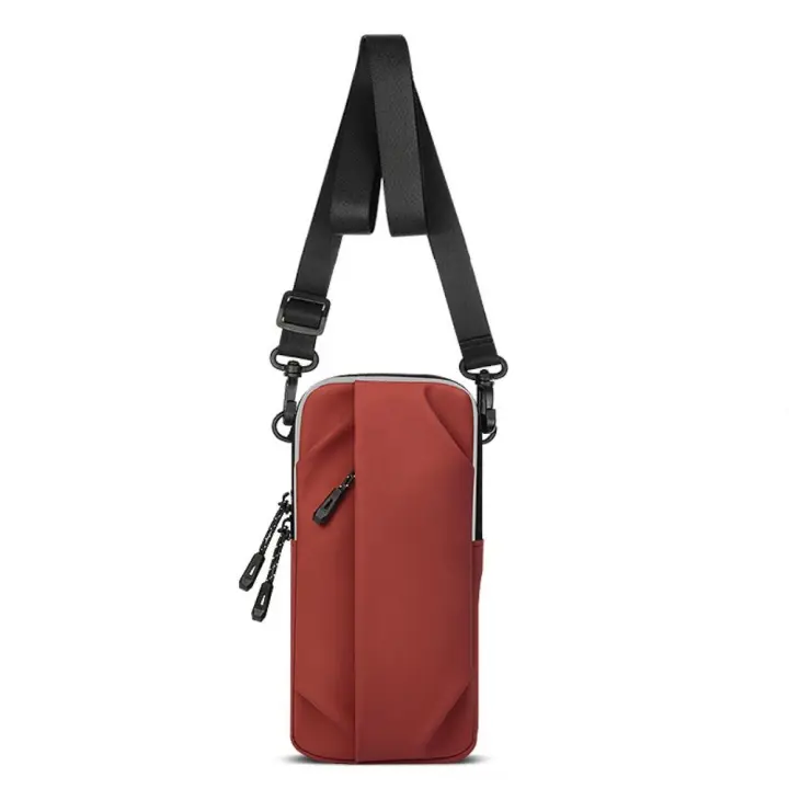 Bolsa de poliéster para teléfono móvil, bolso de muñeca deportivo elástico impermeable, tarjetero, bandolera para correr, gimnasio, Yoga y ciclismo - 1